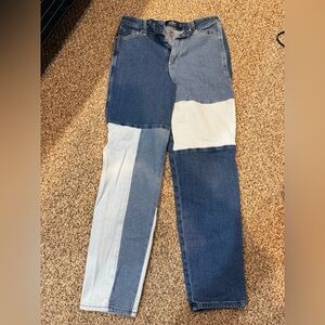 Hollister patchwork jeans